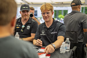 IndyCar driver Jacob Abel performs special MLS tradition for Columbus Crew ahead of Mid-Ohio race weekend