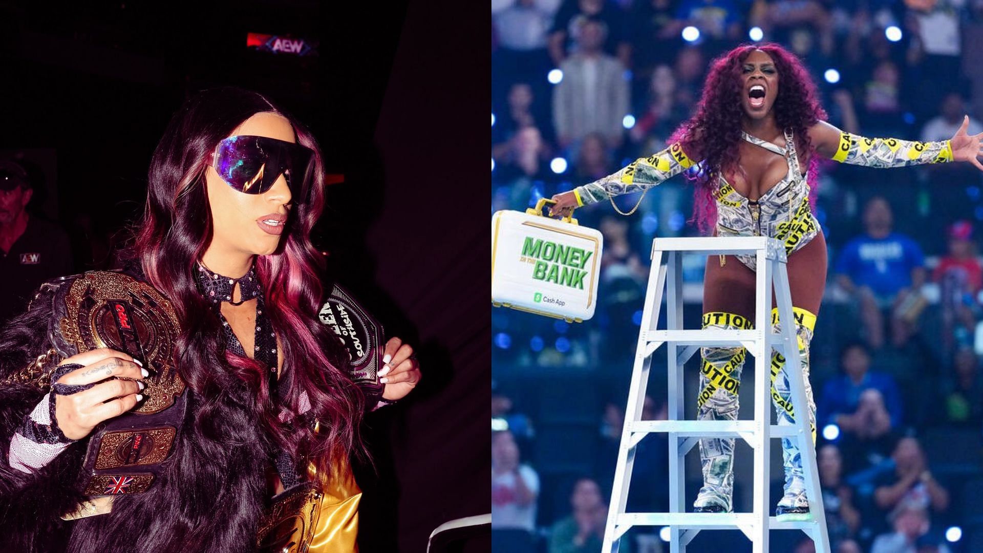 Mercedes Mone (left) and Naomi (right). (Image credits: Mercedes Mone &amp; Naomi