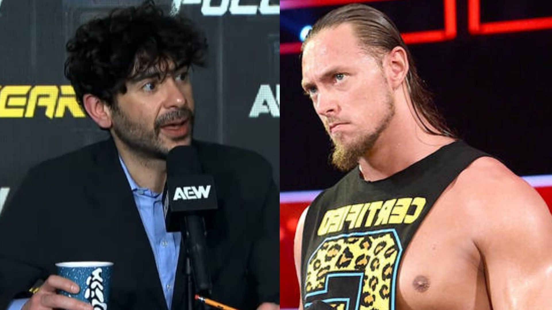 Big Bill could be a solid singles star in AEW. [Image credits: WWE.Com and AEW YouTube]