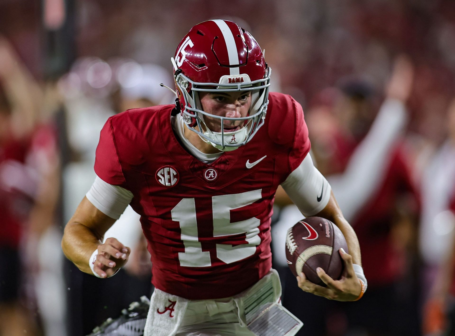 Hes very tough: Ty Simpson makes impressive remarks about rival SEC QB at Manning Passing Academy
