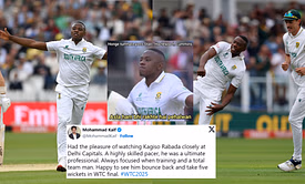 "Rabada performs better than Bumrah when it matters the most"- Fans praise Kagiso Rabada after his 5-wicket haul in SA vs AUS 2025 WTC final