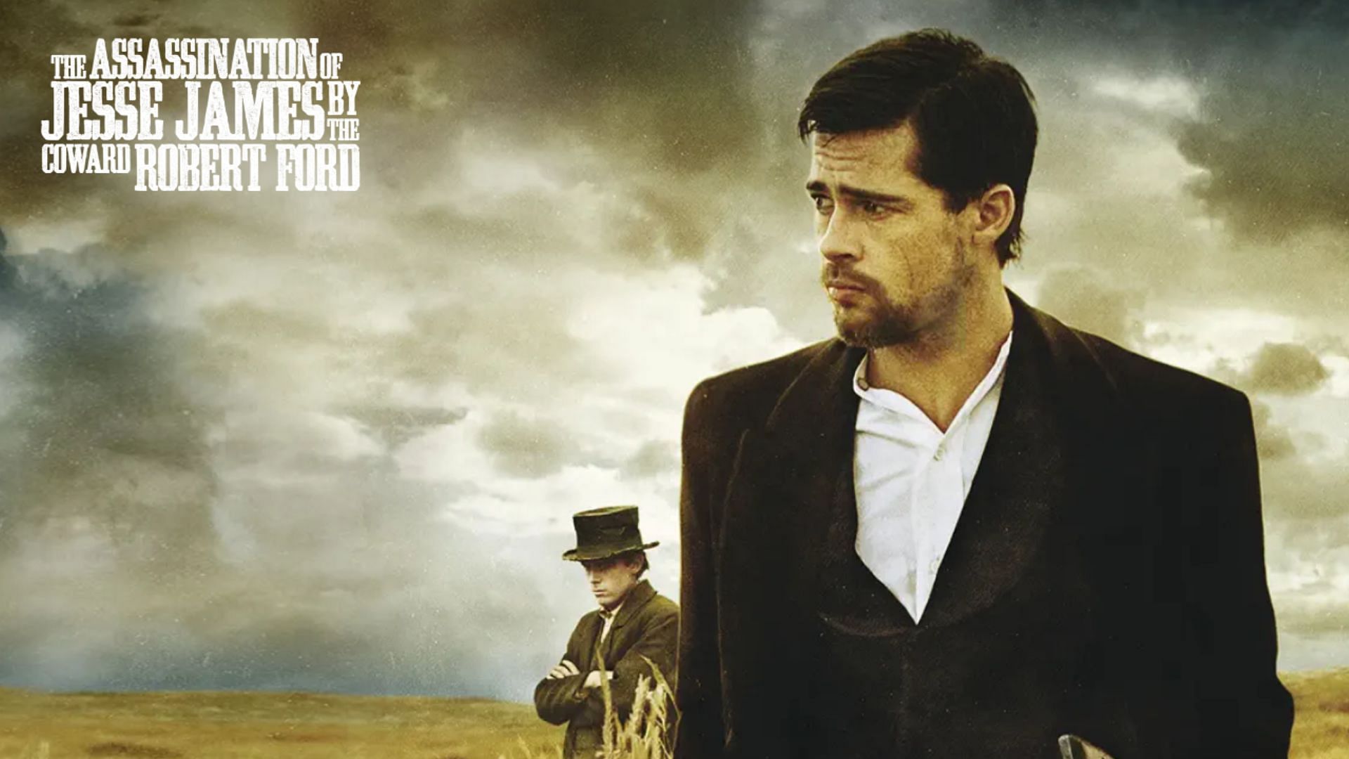 Legendary criminal Jesse James, portrayed by Brad Pitt (Image via Apple TV+)