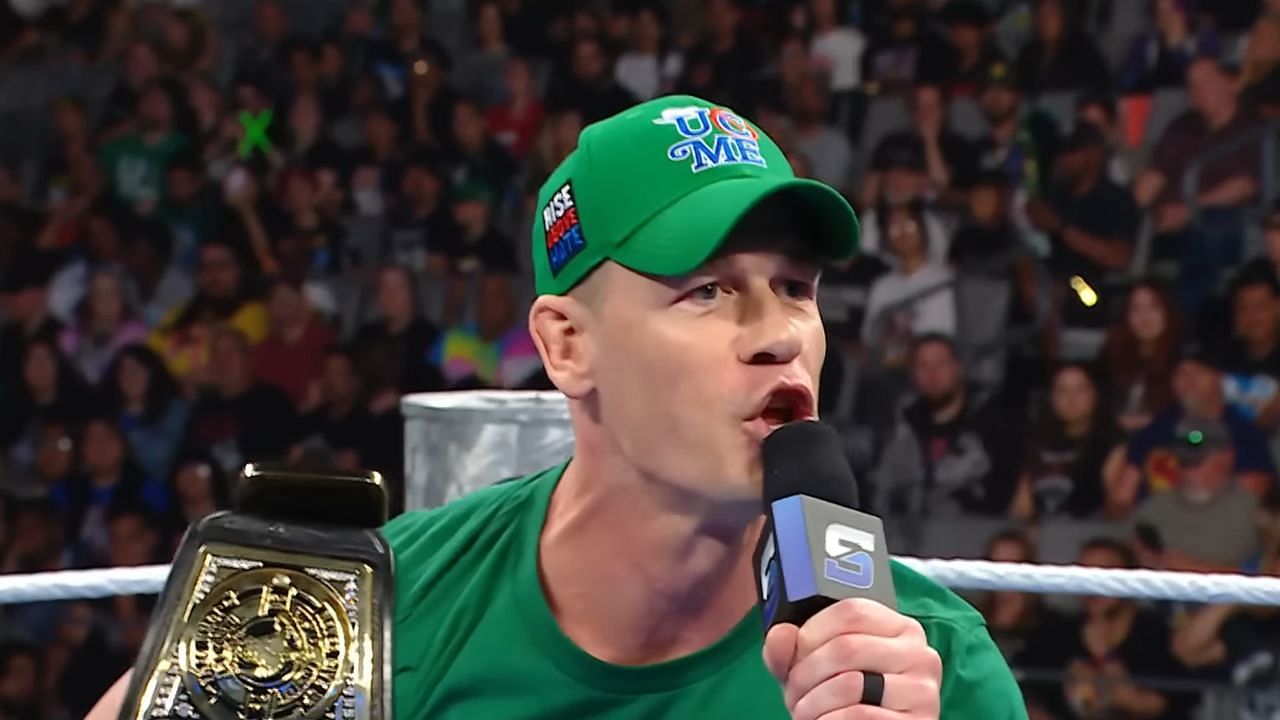 John Cena on SmackDown (via WWE