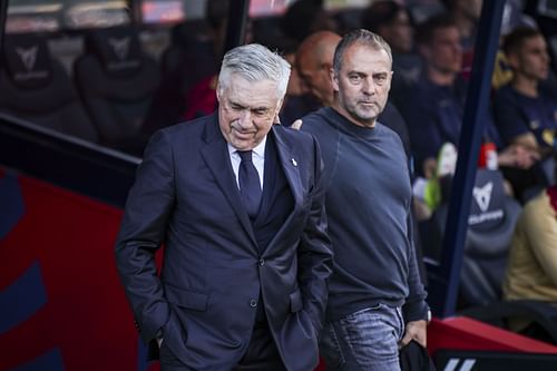 Carlo Ancelotti and Hansi Flick