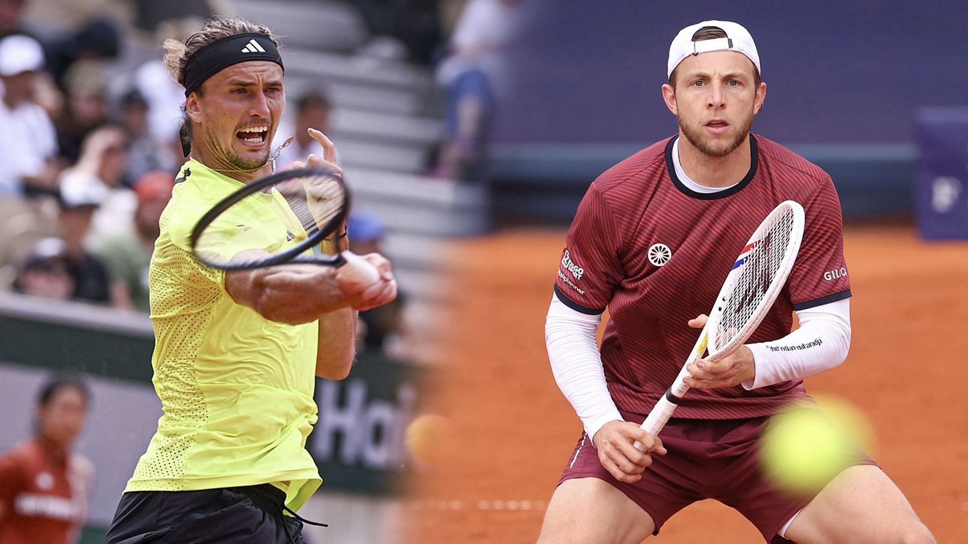 Alexander Zverev vs Tallon Griekspoor is one of the fourth-round matches at the French Open 2025. (Photos: Getty)