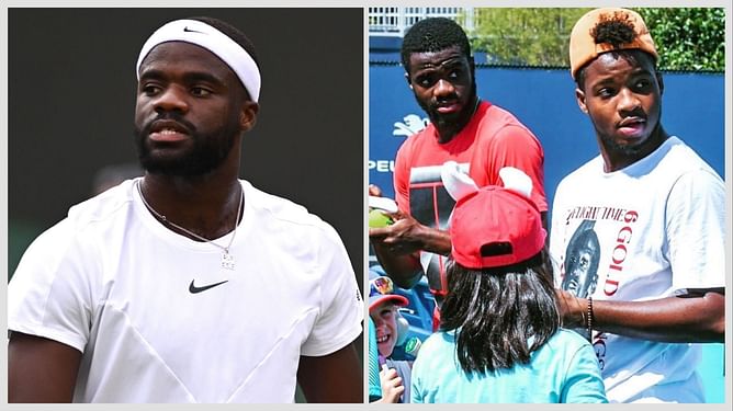 Frances Tiafoe and twin brother Franklin treat themselves to fresh haircuts ahead of Wimbledon