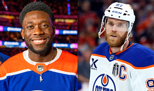 A-lister Oilers fan Alphonso Davies reveals his takeaways from watching Connor McDavid