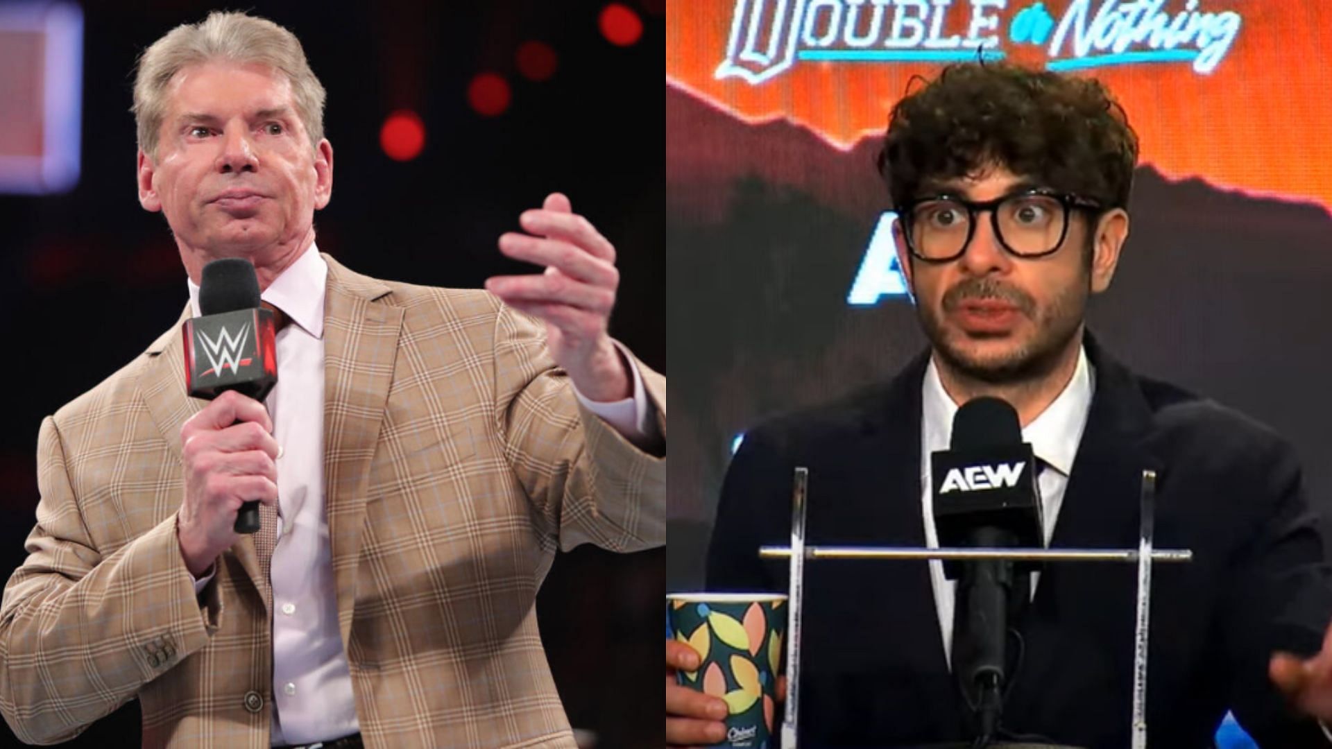 Vince McMahon (left) / Tony Khan (right) [Image Credits: WWE