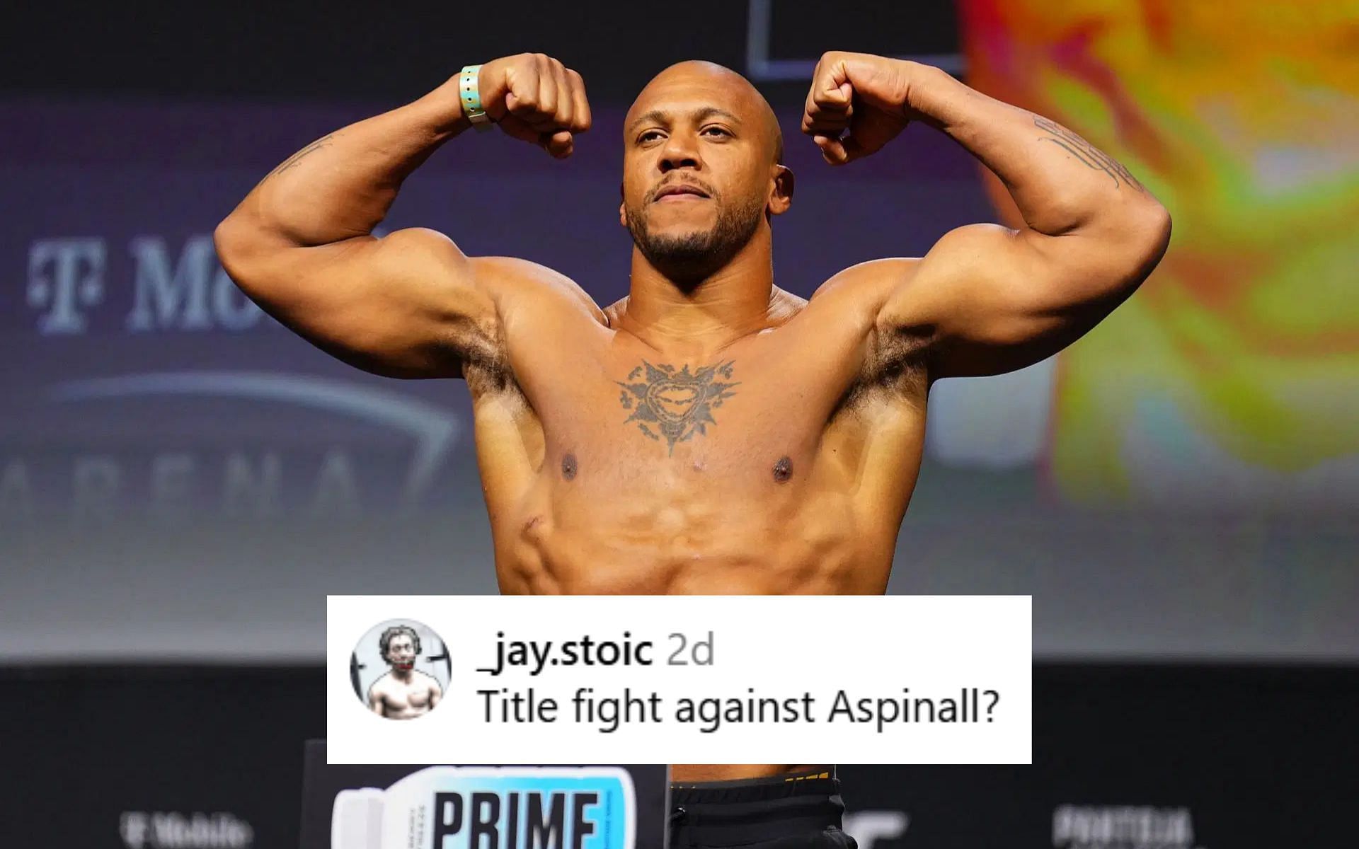 Ciryl Gane teases potential bout for heavyweight championship. [Image courtesy: Getty Images]