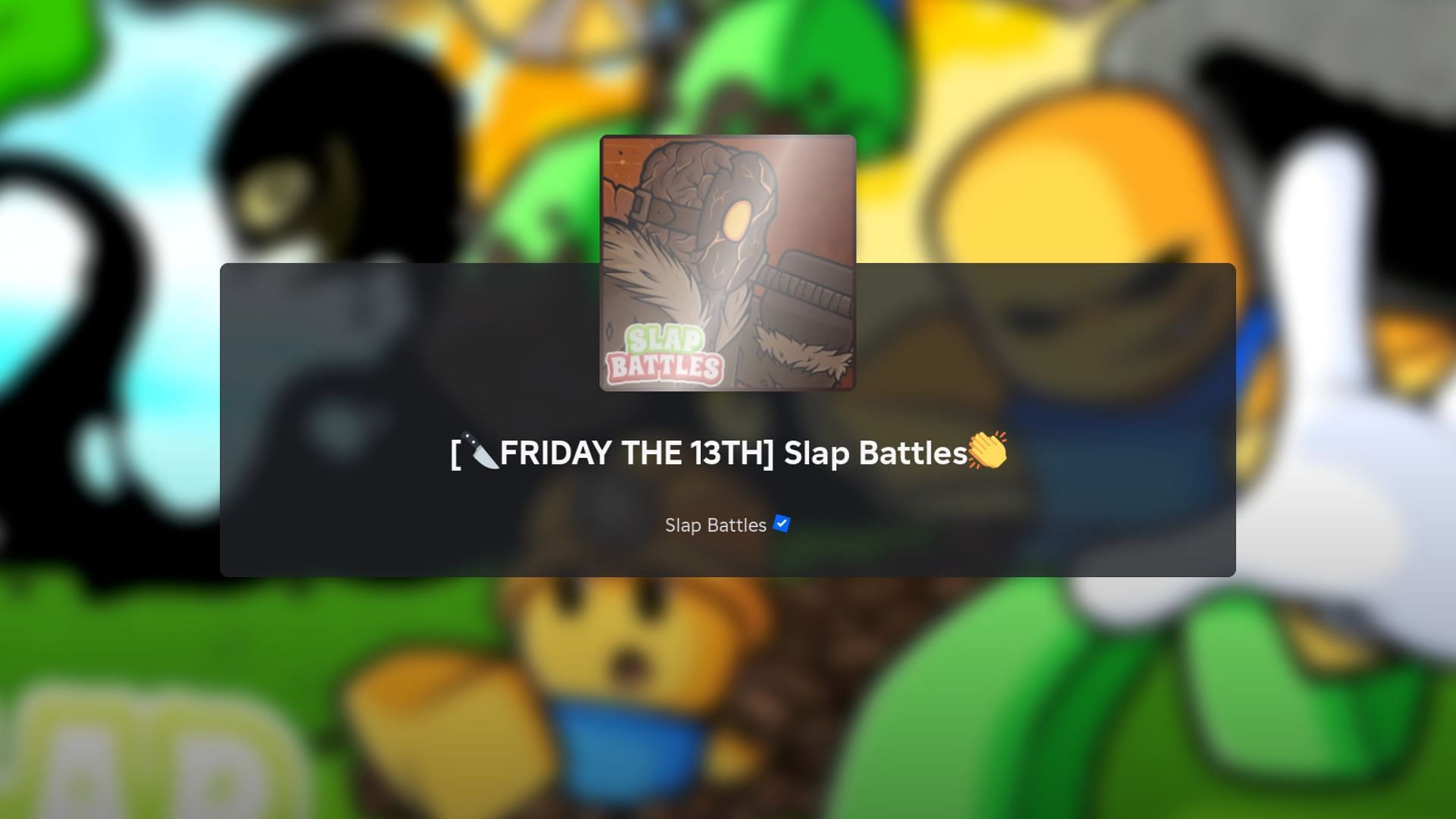 Friday the 13th event has arrived in Slap Battles (Image via Roblox)