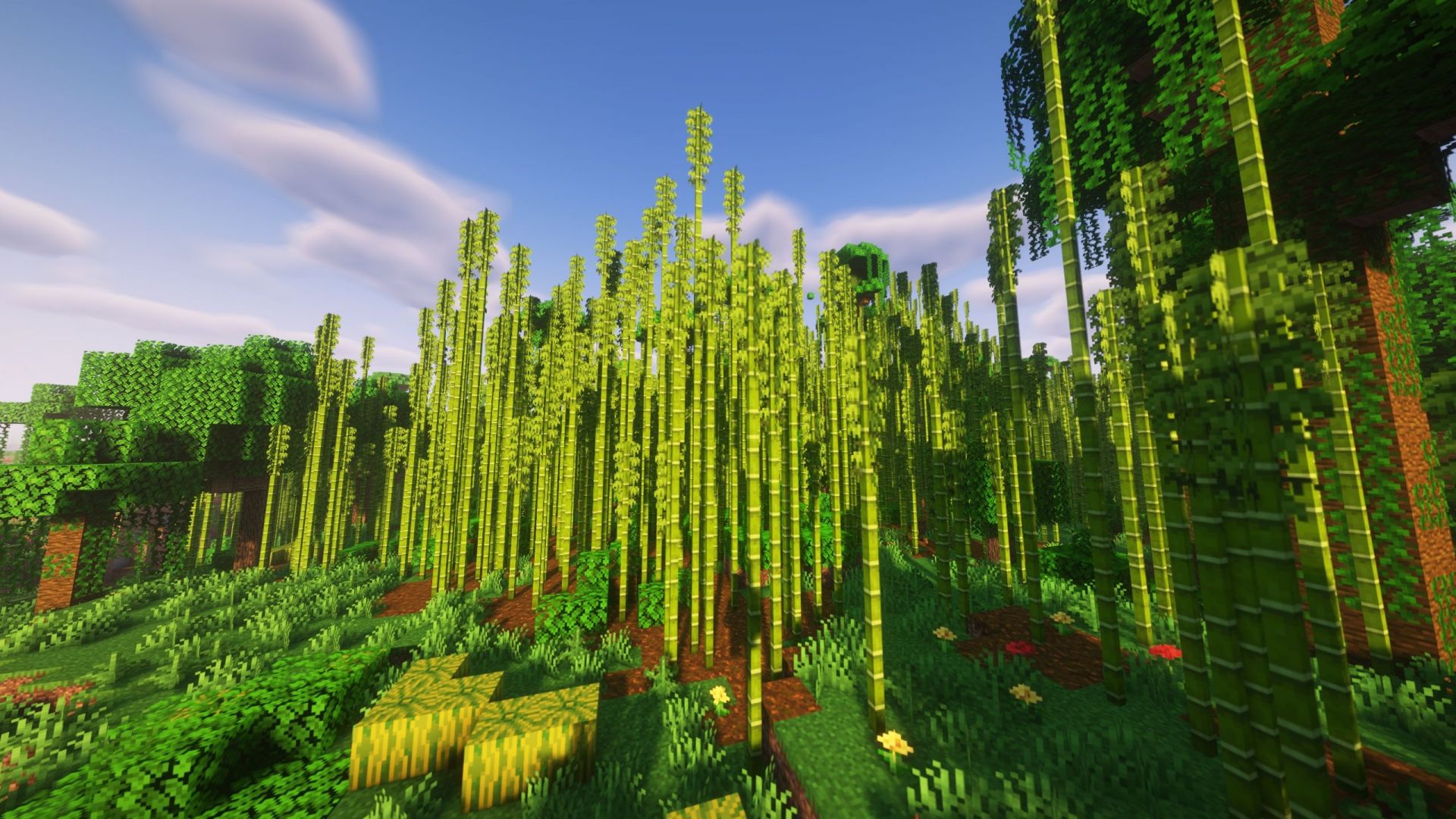 Bamboo can be farmed and used as fuel (Image via Sportskeeda Gaming || Mojang Studios)