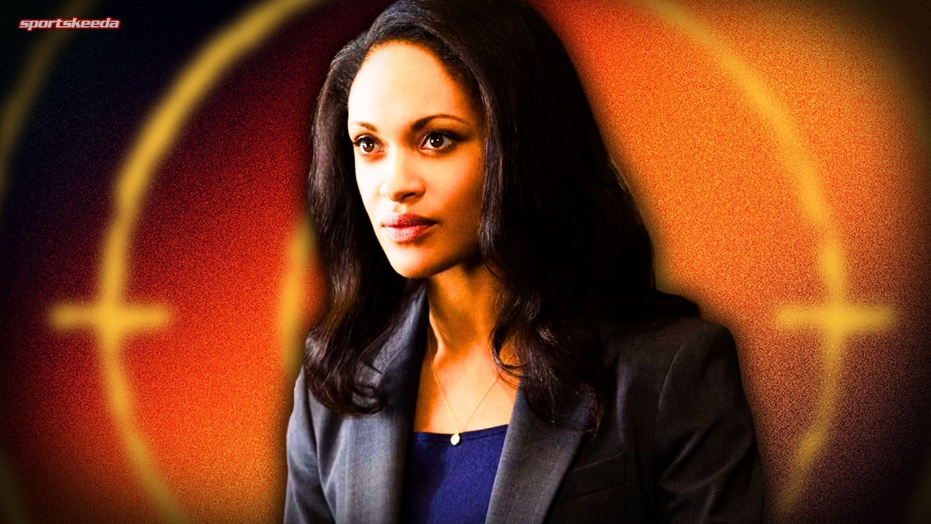 An image of Cynthia Addai-Robinson as Marybeth from The Accountant 2 (Custom cover edited by Sportskeeda, Original Image [Warner Bros. Pictures])