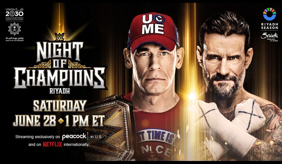 Night of Champions is set to take place this Saturday in Riyadh. (Image via WWE.com)