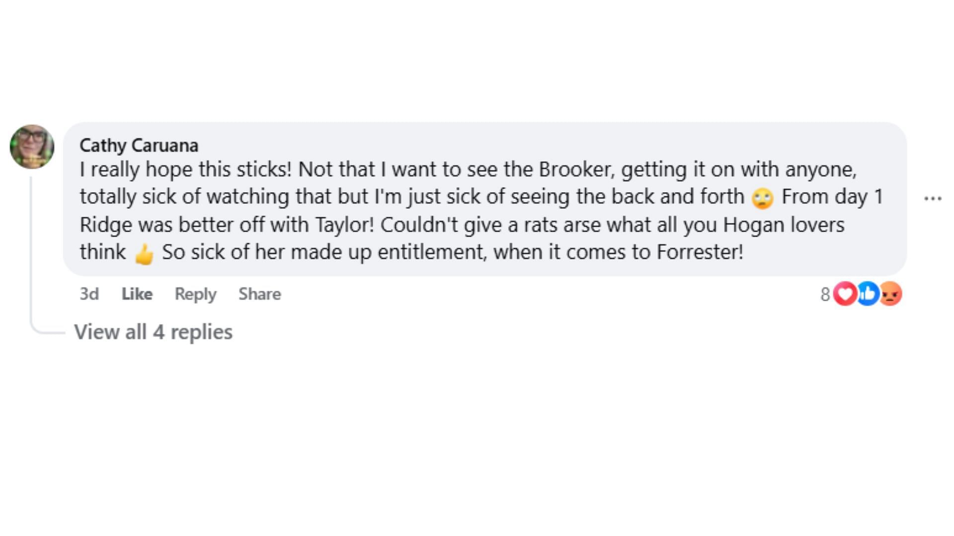 Comments by fans on the post (Image via Facebook/@Deborah Dunlop)