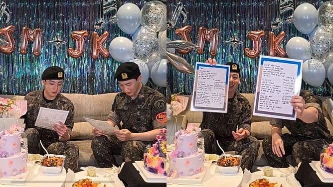 “BTXT FAMILY IS REAL” — Fans react as BTS’ Jimin & Jungkook hilariously roast TXT members’ handwriting in heartfelt discharge letters