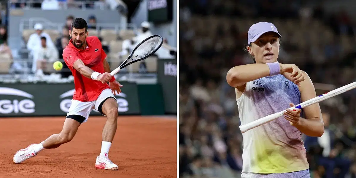French Open 20205 prize money ft. Novak Djokovic (L) and Iga Swiatek (R), Source: Getty Images