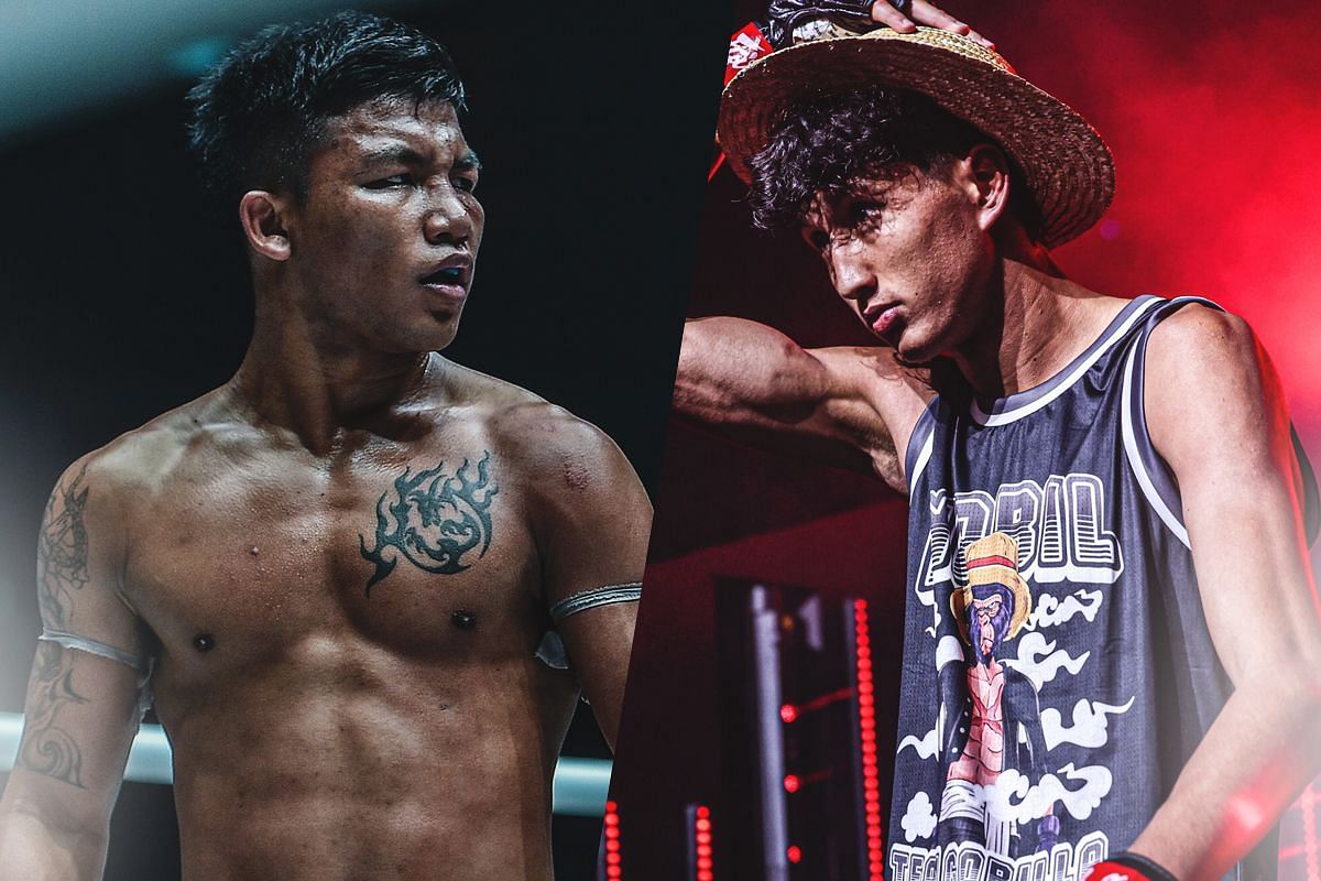 Rodtang (left) and Nabil Anane (right). [Photos from ONE Championship]