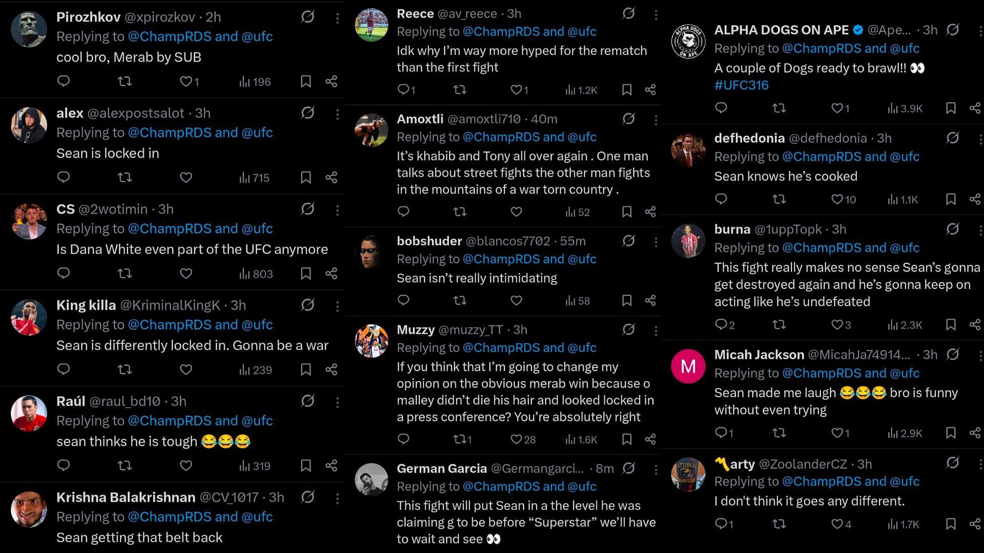 Fan comments [Screenshots courtesy: @ChampRDS on X]