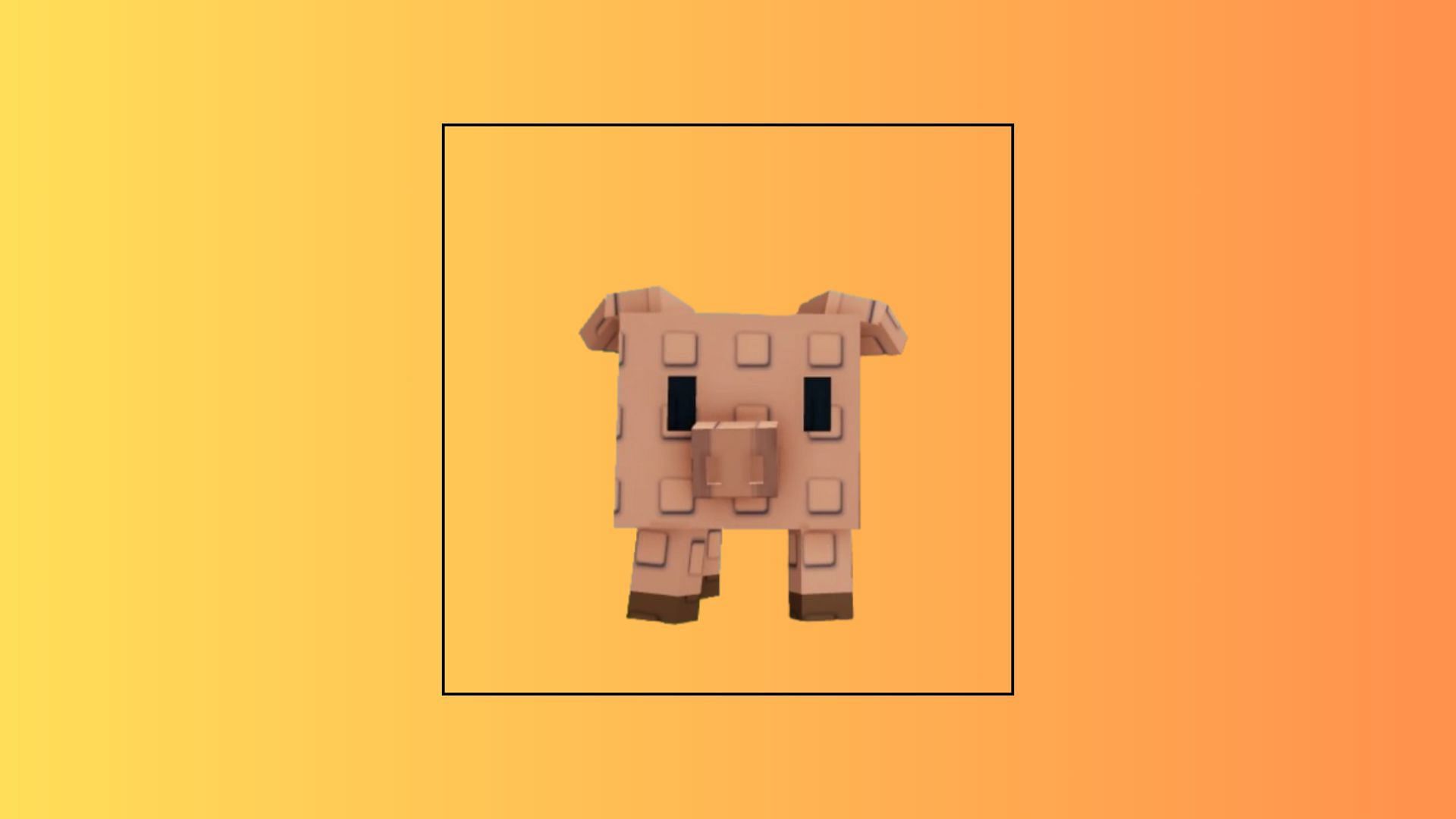What does the Pig do in Grow a Garden?