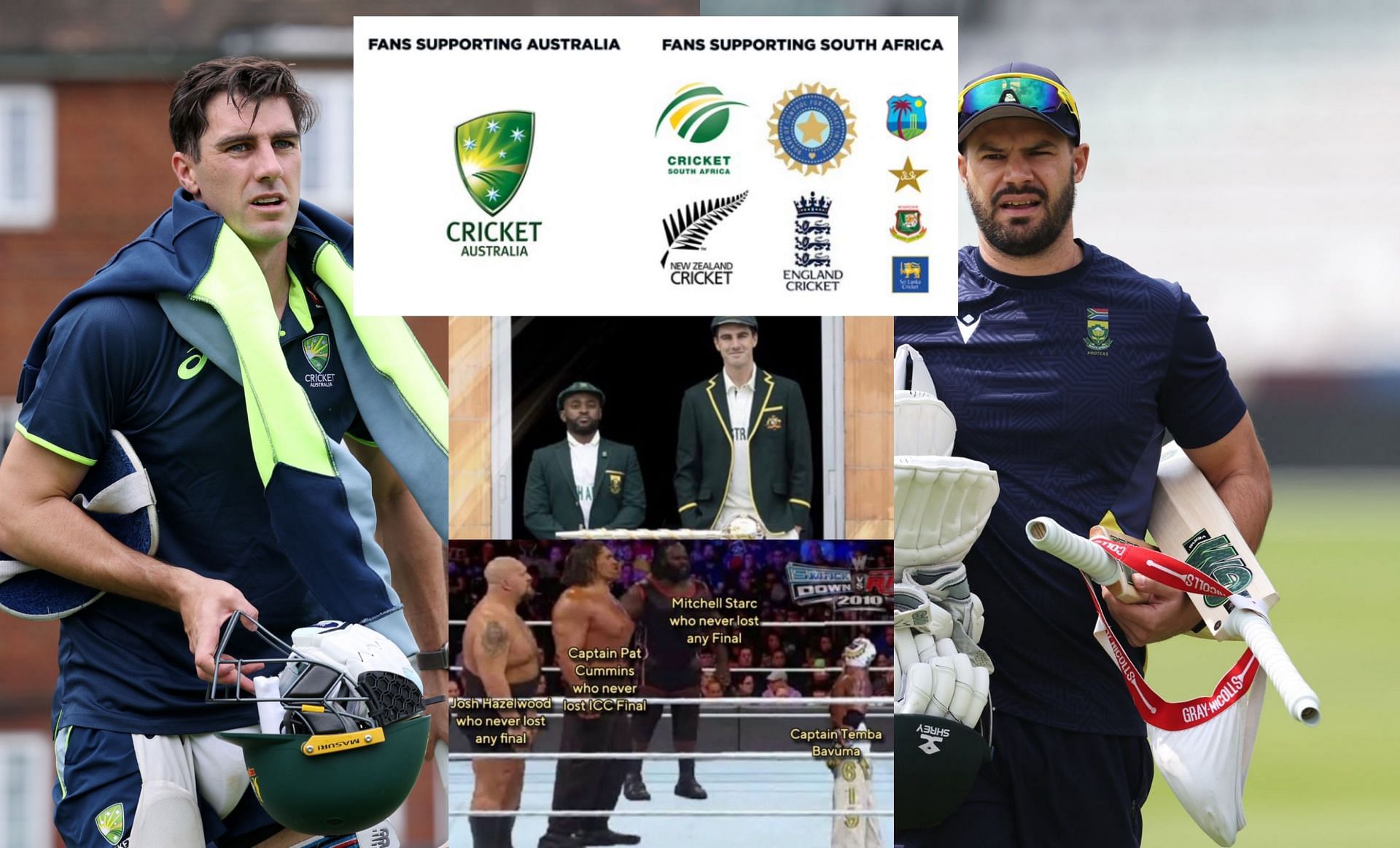 Fans react ahead of WTC 2025 final. (Images: X - ICC, @cric_blog, AryanMSurati09)