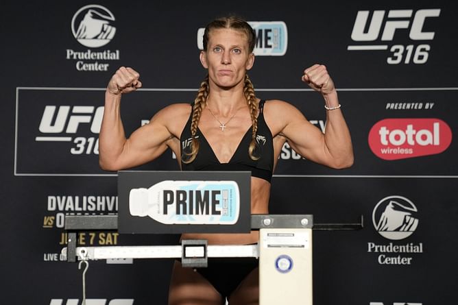 Kayla Harrison releases statement after making 135-pound limit for first time ahead of UFC 316 title clash against Julianna Pena