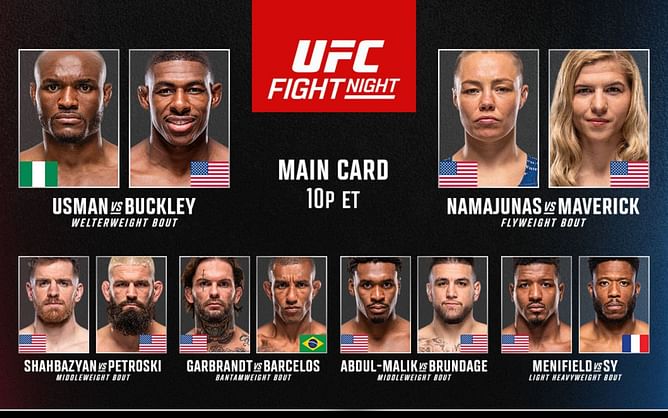 Who's fighting on the UFC card tonight, June 14, 2025? Know your UFC Atlanta main and prelim card fighters, records, and highlights