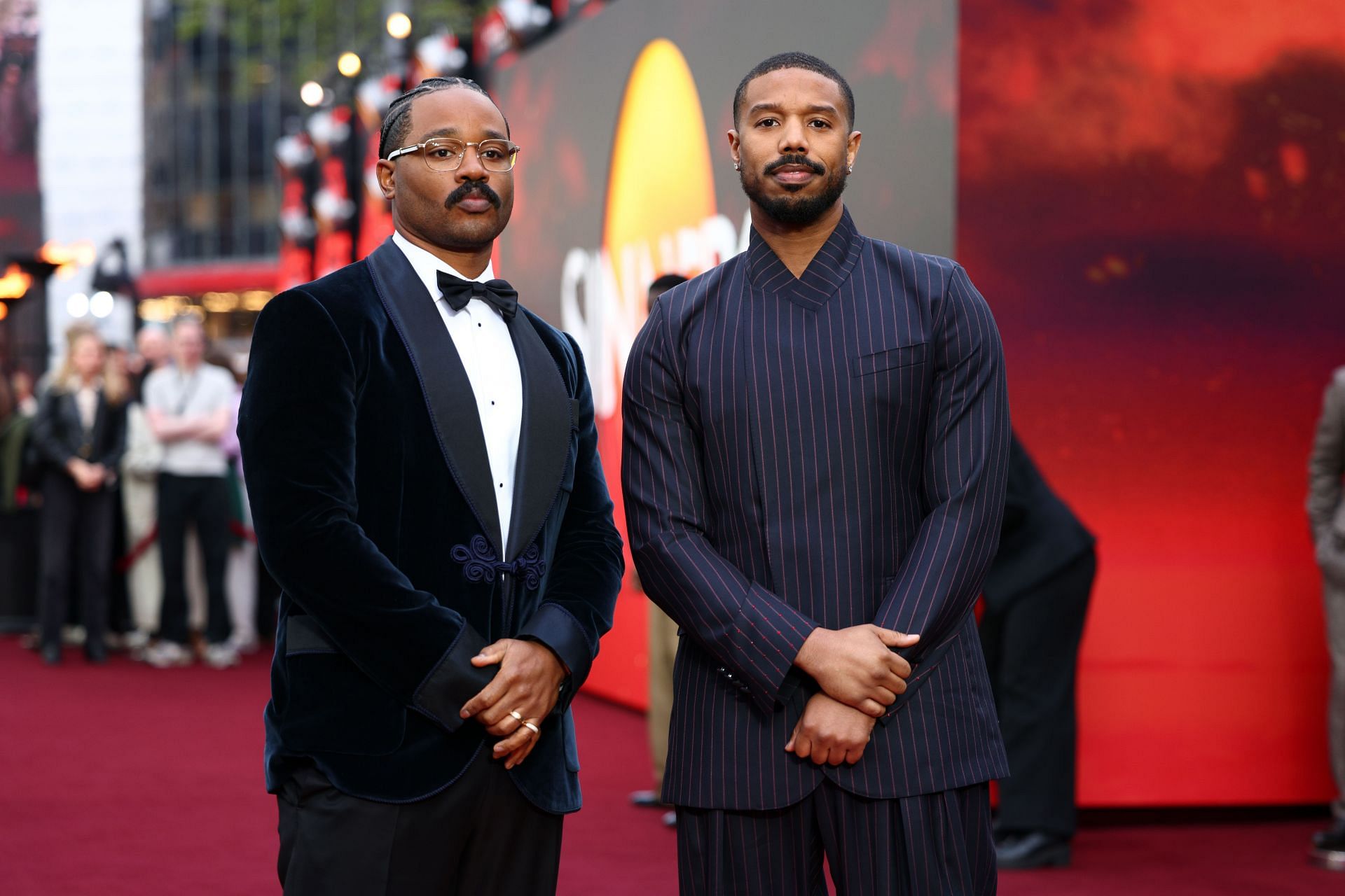 Riaditeľ Ryan Coogler a Michael B. Jordan sa 14. apríla 2025 zúčastnia premiéry Európskej premiéry Sinner v Cineworld Leicester Square 14. apríla 2025 v Londýne v Anglicku. (Obrázok cez Getty)