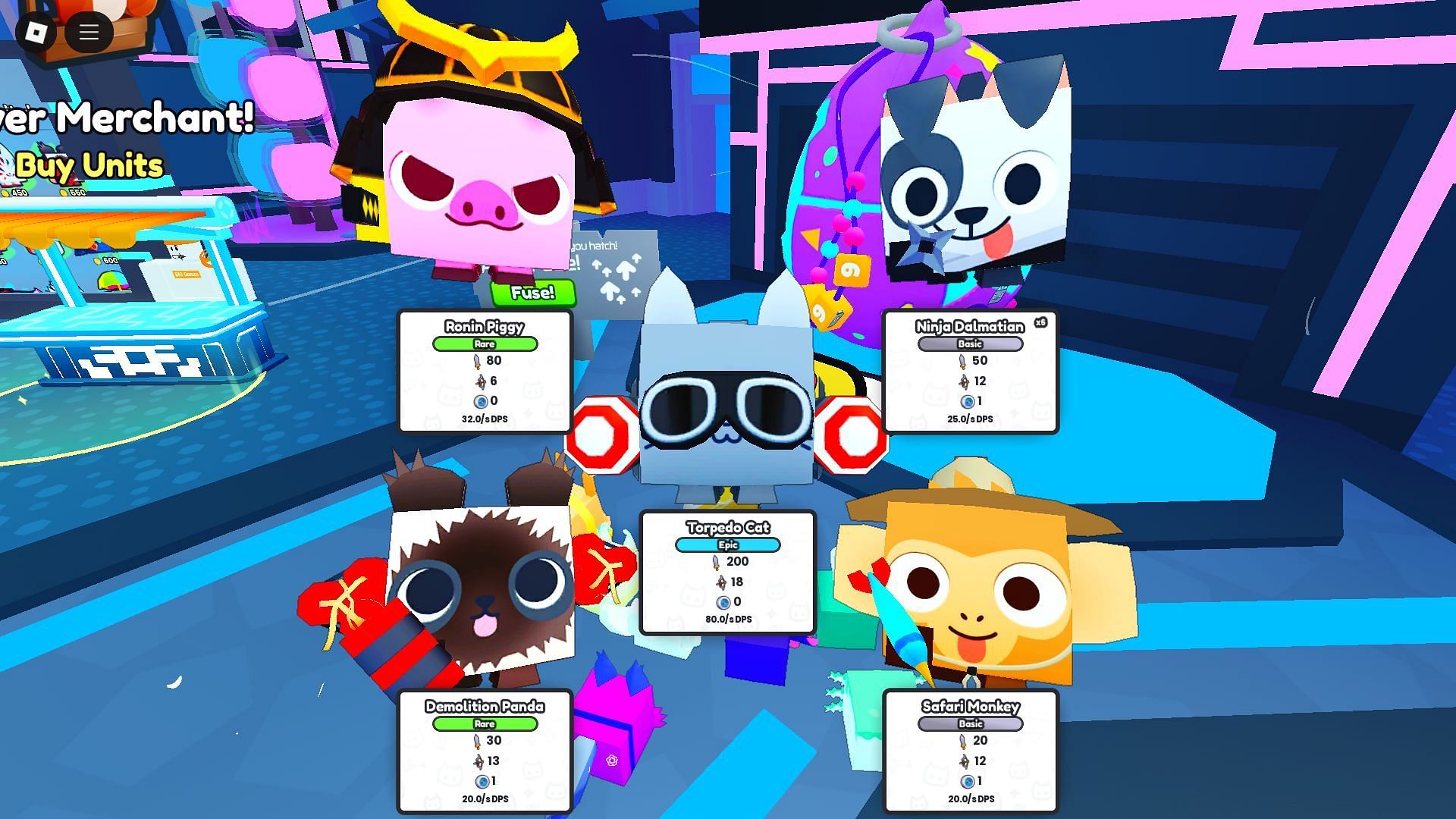Vajce vyliahnutia jednotky (obrázok cez Roblox)
