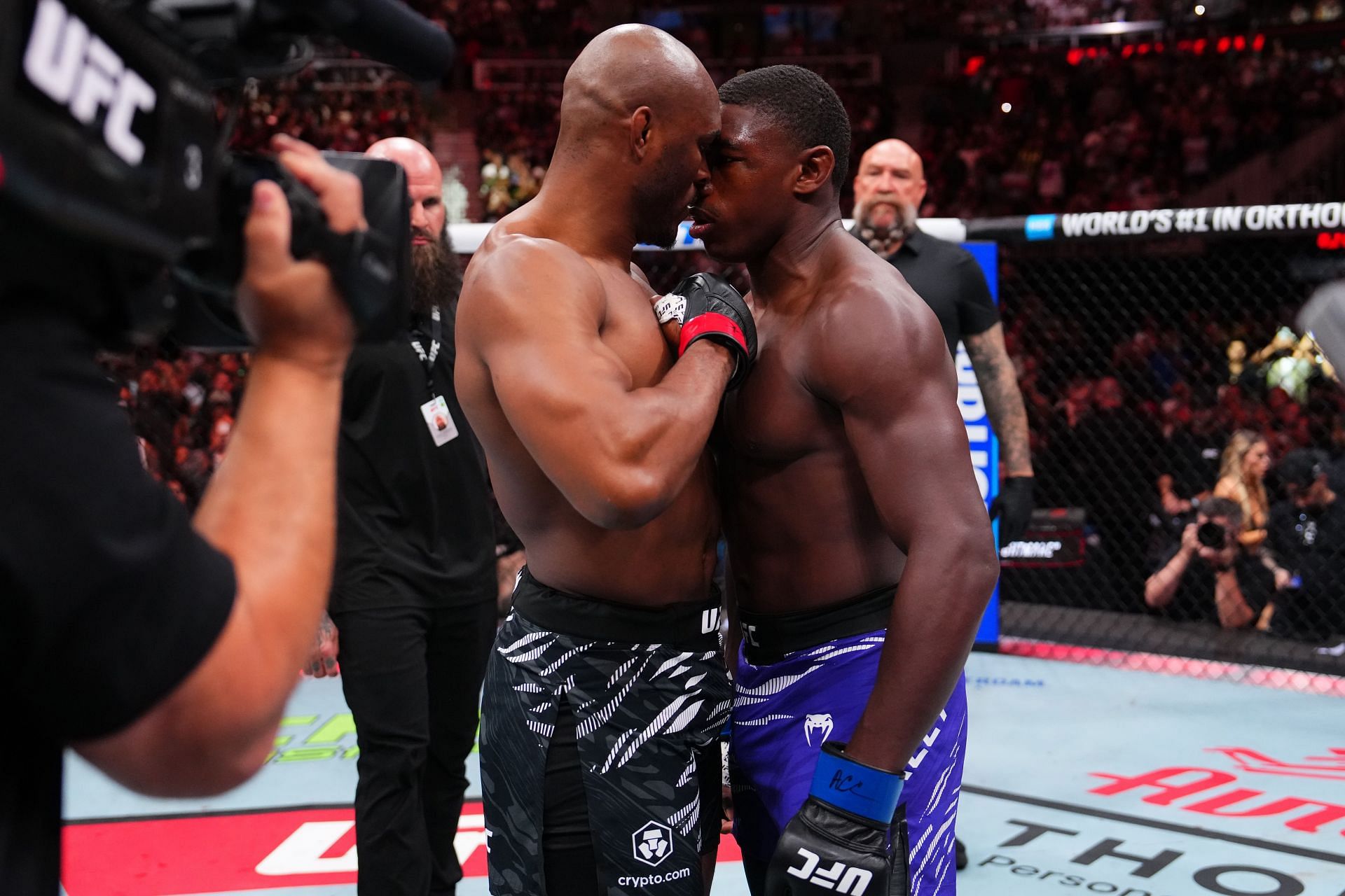 Certified hood classic - MMA fans overjoyed as Kamaru Usman hosts Joaquin Buckley on his podcast days after UFC Atlanta showdown 