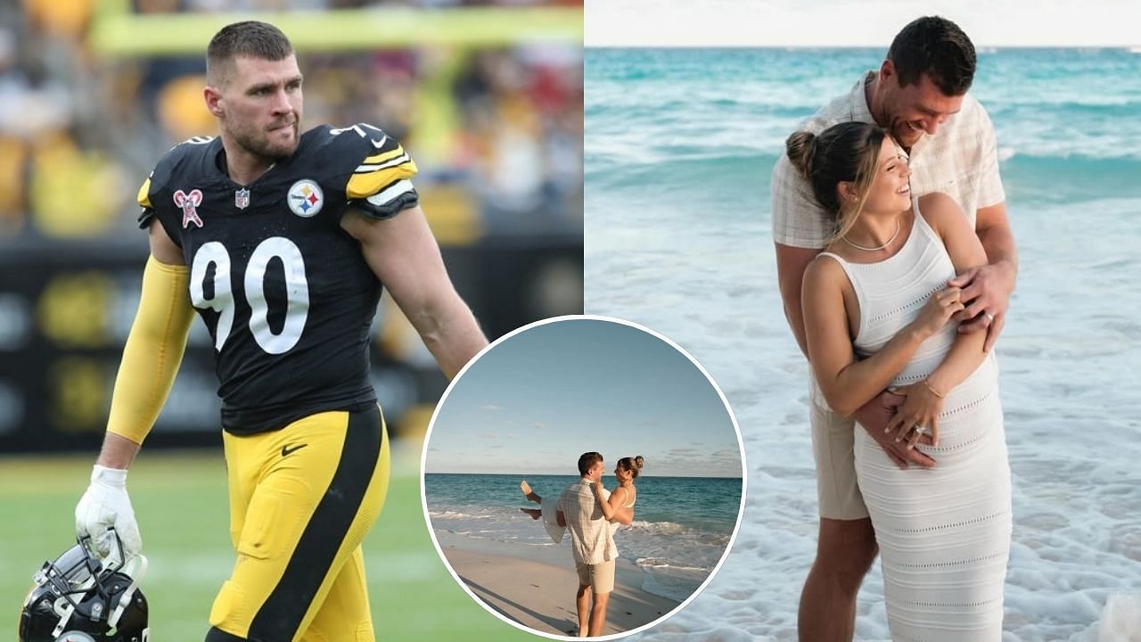 T.J. Watt drops 5-word message gushing over wife Dani Rhodes amid Steelers contact dispute