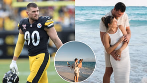T.J. Watt drops 5-word message gushing over wife Dani Rhodes amid Steelers contact dispute