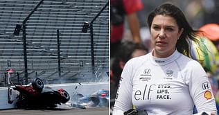 When Katherine Legge suffered brutal IndyCar wreck at Road America