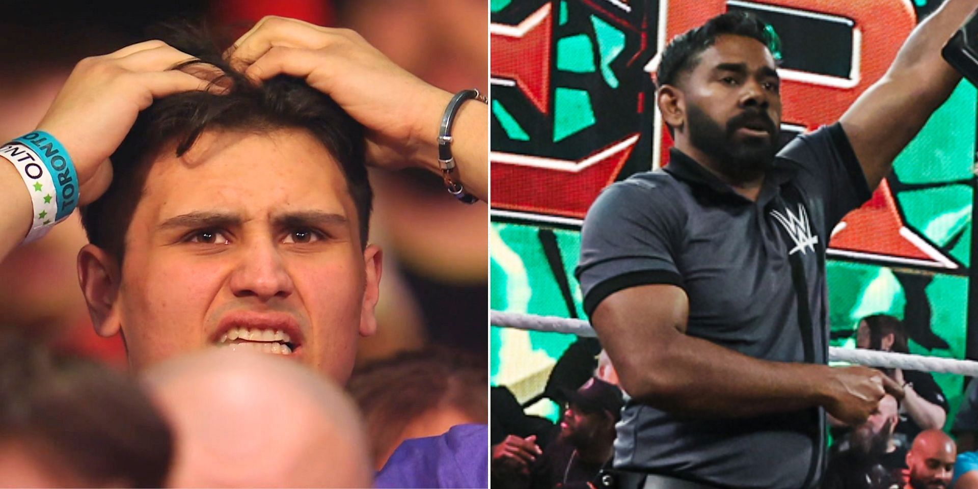 There a big botch in the main event (Images via WWE
