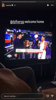 Victor Wembanyama shared this on his IG story. (Photo: @wemby on IG)