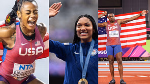 Sha'Carri Richardson's boyfriend, Tara Davis-Woodhall, Anna Hall, and other athletes extend strong support for NCAA Track and Field Championships