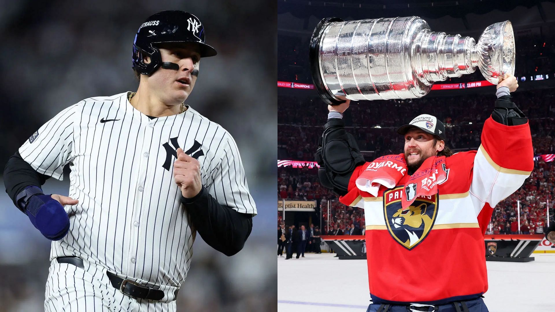Sergei Bobrovsky and the Florida Panthers lifted their second consecutive Stanley Cup in front of Rizzo and others at the Amerant Bank Arena (Source: Getty Images)