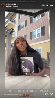 صورة عبر Instagram تاريخ Kia Brooks.