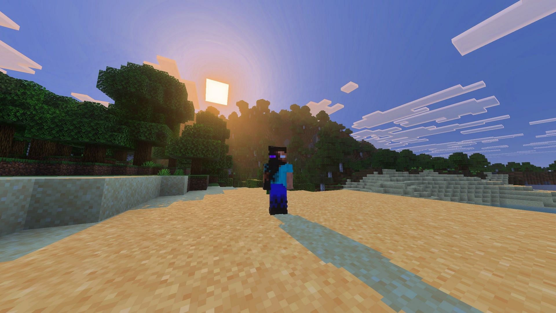 Vibrant Visuals is still not polished enough for playing just yet (Image via Sportskeeda Gaming || Mojang Studios)