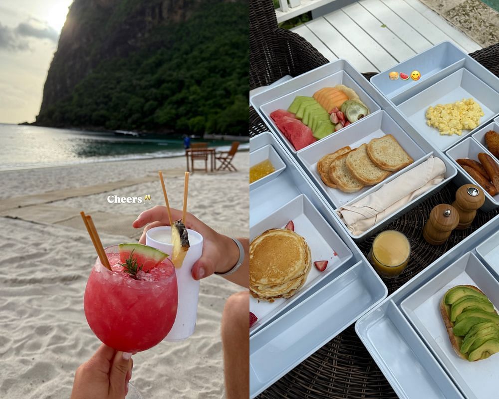 1 day after getting married to Drake Maye, Ann Michael Hudson enjoys romantic seaside moment with Patriots QB [IG/@annmichaelhmaye]