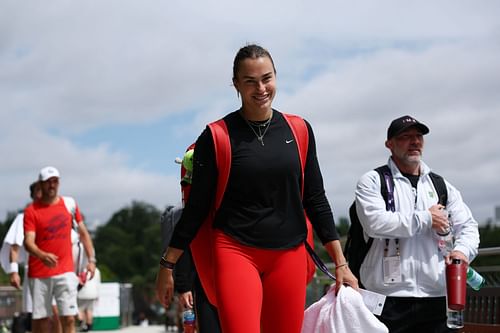 Aryna Sabalenka at the Wimbledon 2025 - Image Source: Getty
