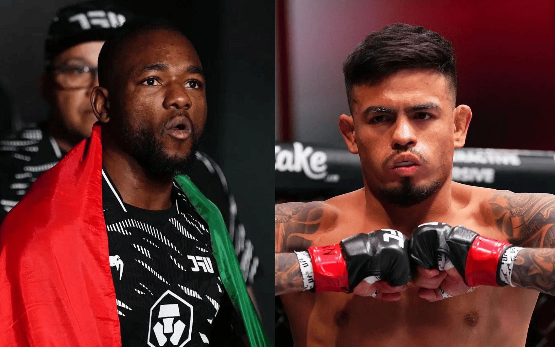 Manel Kape (left) withdraws from Brandon Royval (right) fight at UFC 317. [Images courtesy: Getty]