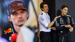 Max Verstappen addresses George Russell's claims of Toto Wolff having chats with the Red Bull driver