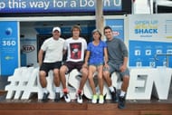 Alexander Zverev with his parents and brother Mischa - Source: Getty