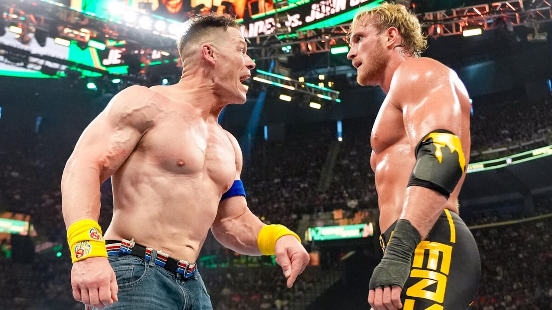 John Cena and Logan Paul. (Photo: WWE.com)