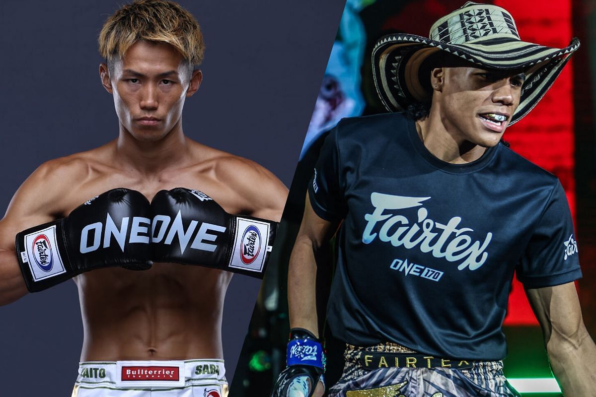 Taiki Naito and Johan Estupinan - Photo by ONE Championship