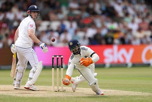 Rishabh Pant dropped Harry Brook in England's first innings. [P/C: Getty]