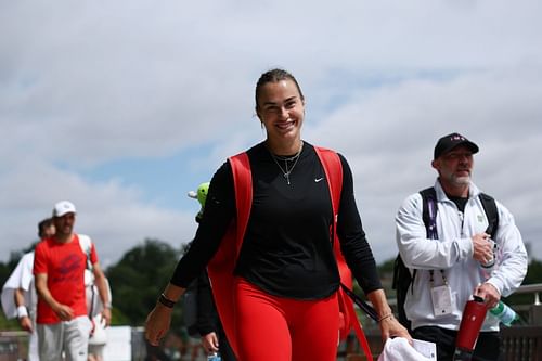 Aryna Sabalenka at Wimbledon 2025. (Photo: Getty)