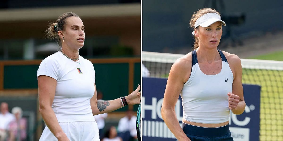 Aryna Sabalenka vs Carson Branstine - Image Source: Getty 