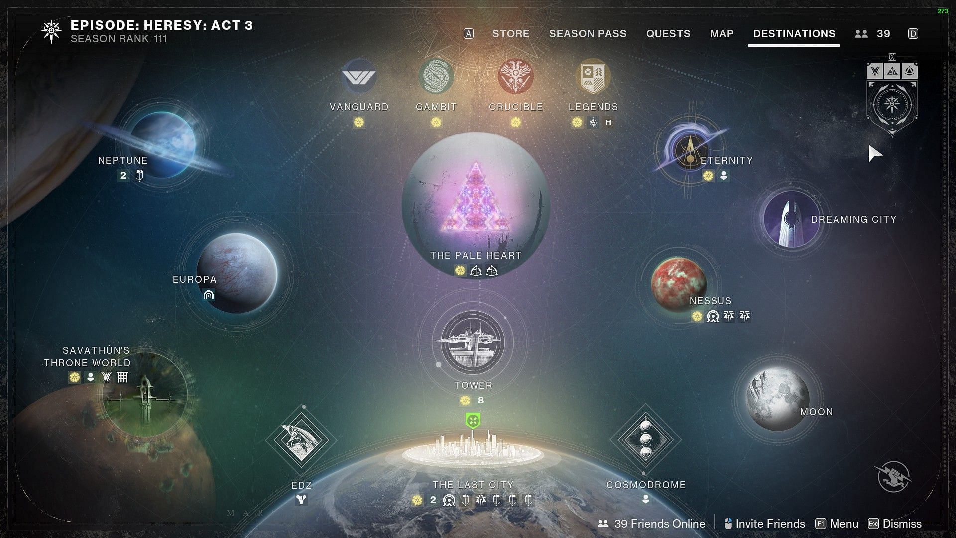 Destiny 2 director (Image via Bungie) 