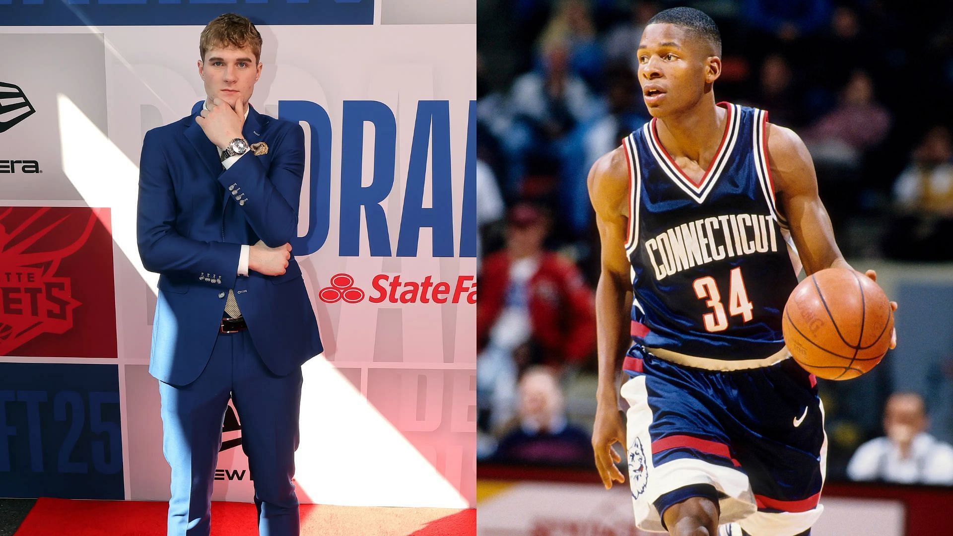UConn products Liam McNeeley and Ray Allen